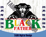 Black Father Svg June man dad Svg Juneteenth Svg Father's Day Svg - Blue Sea Svg