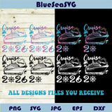 Family Custom Name Cruise Squad Png 2026 Family Vacation Png - Blue Sea Svg