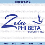 Zeta Phi Beta Sorority inc Svg Dove Sign Svg ZphiB 1920 Svg Png - Blue Sea Svg