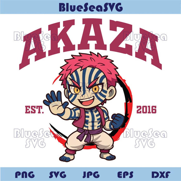 Akaza Png Demon Slayer Svg Anime Lover Png Infinity Castle Svg
