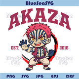 Akaza Png Demon Slayer Svg Anime Lover Png Infinity Castle Svg