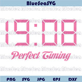Alpha Kappa Alpha Svg 1908 Perfect Timing Svg AKA Sorority Svg Png