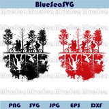 Biking Kids Upside Down View Svg Stranger Things Svg Friends Png