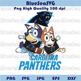 Carolina Panthers Bluey Bingo Svg Football Bluey Panthers Png