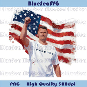 Charlie Kirk Png Charlie Kirk Fist Raised American Flag Png Patriotic