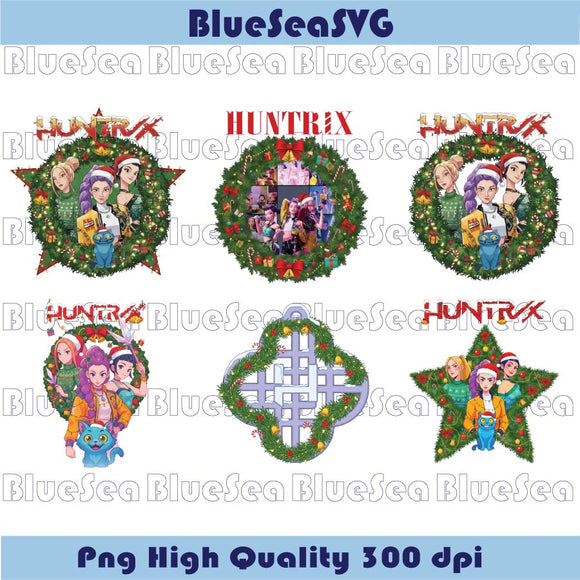 Christmas Huntrix Png Decor Huntrix Christmas Png Demon Hunter