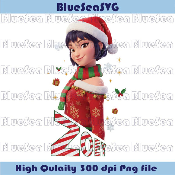 Christmas Huntrix Zoey Png Demon Hunters Christmas Zoey Huntrix