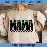 Christmas Lights Mama Svg Mama Christmas Light Png Xmas Mom