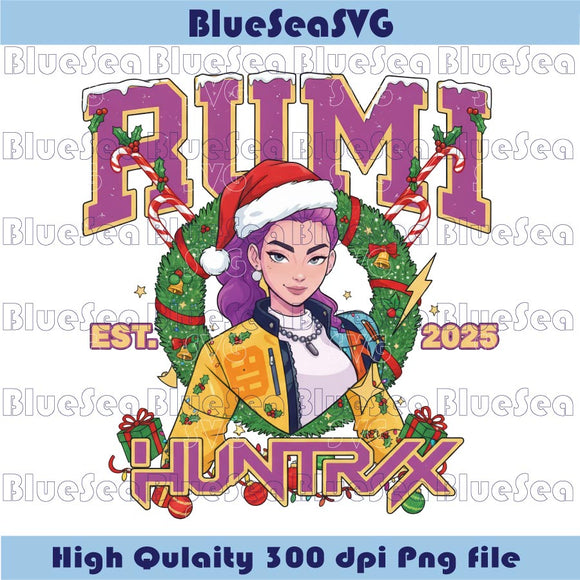 Christmas Rumi Huntrix Png Kpop Demon Hunters Huntrix Rumi Clipart