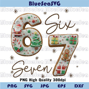 Christmas Six Seven 6 7 Meme Png Grinch Funny Gen Z Humor Png