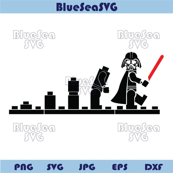 Darth Bricks Evolution Svg Funny Brick Evolution Png Bricks Lover Png