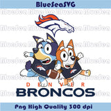 Denver Broncos Bluey Bingo Svg Football Bluey Denver Broncos Png