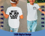On My Moms Last Nerve Svg Retro Funny Mom Svg Trendy Kids Png
