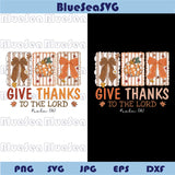 Give Thanks To The Lord Png Jesus Floral Christian Fall Coquette Bow