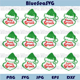 Grinch Family Svg Bundle Christmas Daddy Mommy Grinch Svg Png