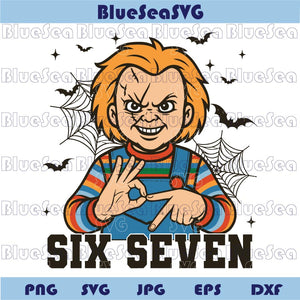 Halloween Chucky Six Seven Png Funny Horor Six Seven 6 7 Png