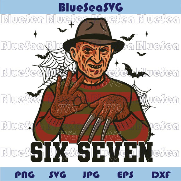 Halloween Freddy Krueger Six Seven Png Funny Six Seven 6 7 Png