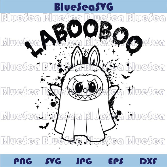 Halloween Labubu Svg La Boo Boo Svg Monster Horror Ghost Doll Png