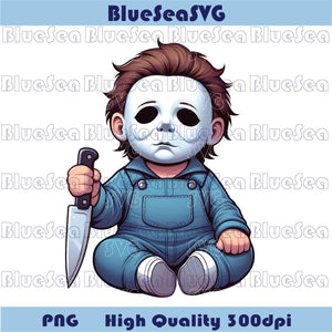 Halloween Michael Myers Baby Png Horror Cute Michael Myers Png