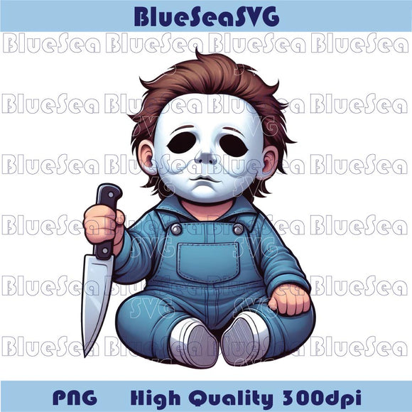 Halloween Michael Myers Baby Png Horror Cute Michael Myers Png
