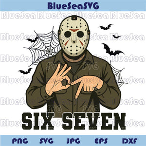 Halloween Moive Jason Voorhees Six Seven Png Six Seven 6 7 Meme