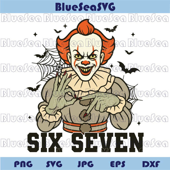 Halloween Pennywise Six Seven Png Horror Six Seven 6 7 Meme Png