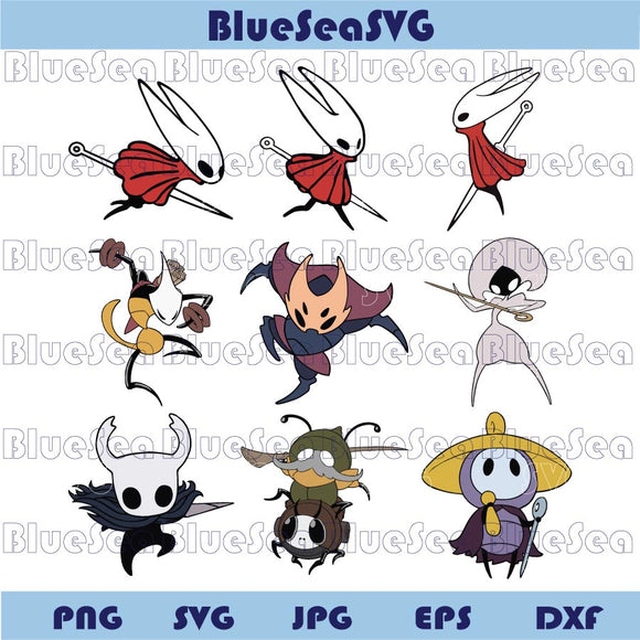 Hollow Knight Silksong Svg Bundle Silksong Png Silksong Characters