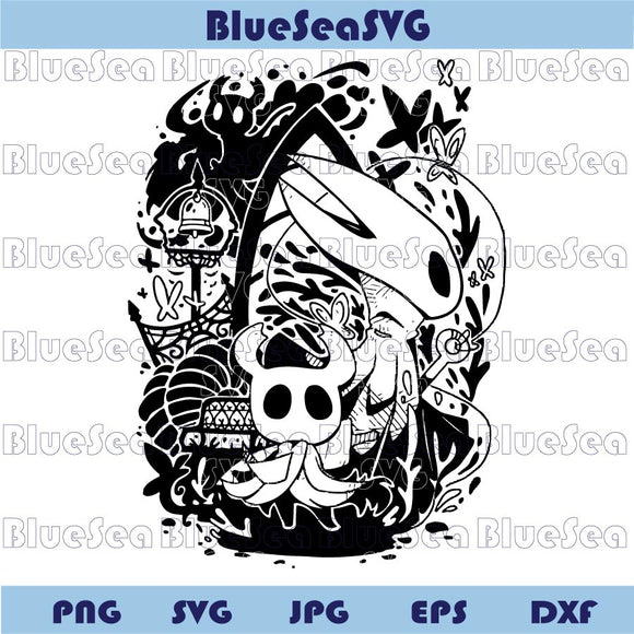 Hollow Knight Silksong Svg Hollow knight silksong Sticker Svg Cricut