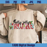 Holly Jolly Trojans Png Brushstrokes Dalmatian Dots Christmas Png