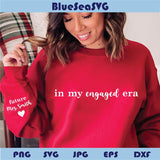 In My Engaged Era Svg Custom Name Future Png Engagement Svg