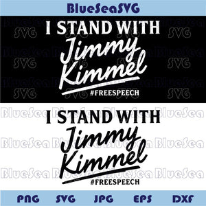 I Stand with Kimmel Svg Colbert Kimmel Png Protect Late Night tv svg