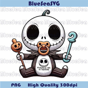 Jack Skellington Baby Png Halloween Chibi Jack Skellington Png