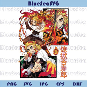 Kyojuro Rengoku Png Demon Slayer Infinity Castle Png Anime Svg