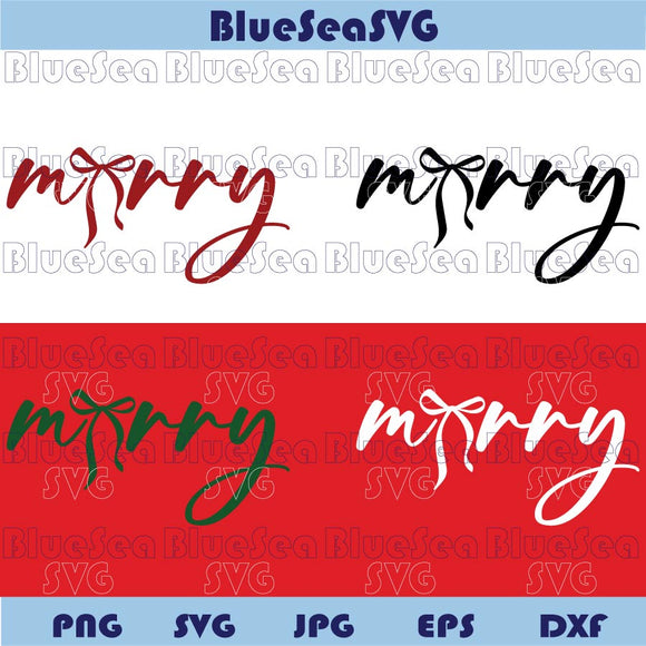 Merry Christmas Bow Svg Merry Christmas Coquette Bow Svg Png