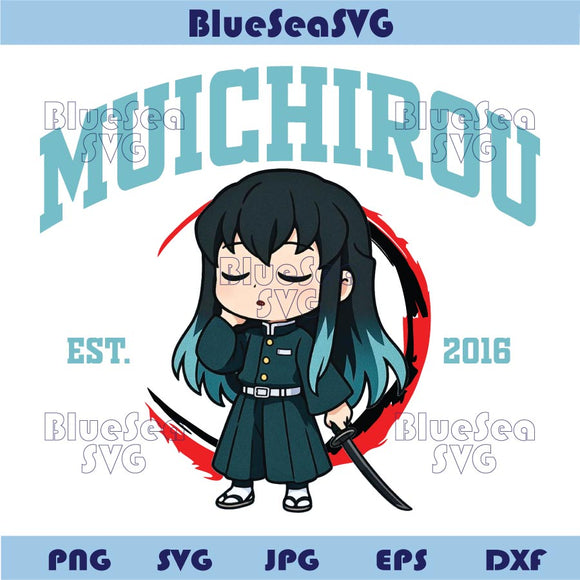 Muichirou Png Demon Slayer Svg Anime Lover Png Infinity Castle Svg