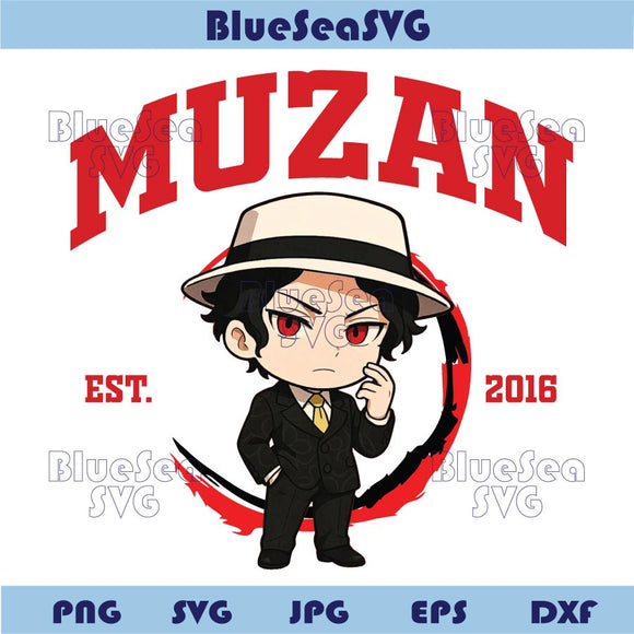 Muzan Png Demon Slayer Svg Anime Lover Png Infinity Castle Svg