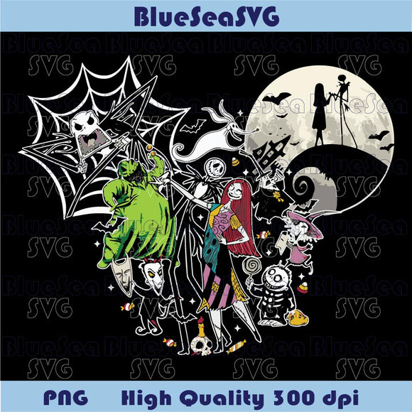 Nightmare Before Christmas Mickey Png Disneyland Halloween Png