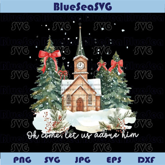 Oh Come Let Us Adore Him Png Jesus Christmas Church Png Coquette