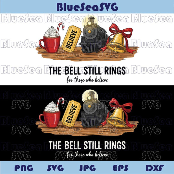 Polar Express The Bell Still Rings Believe Train Ticket Christmas Png