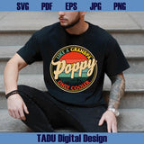 Poppy Like A Grandpa Only Cooler Svg Vintage Dad Svg Daddy Svg