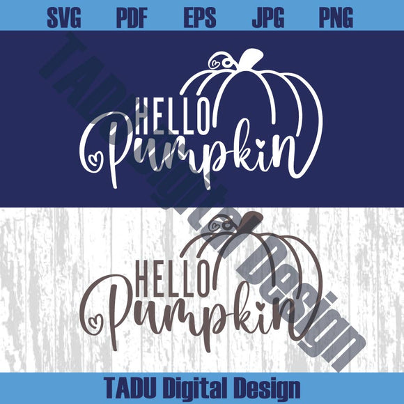 Retro Hello Pumpkin Svg Hello Fall Svg Trendy Thanksgiving Png Dxf