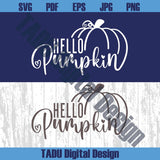 Retro Hello Pumpkin Svg Hello Fall Svg Trendy Thanksgiving Png Dxf
