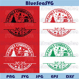 Family Christmas 2025 Frame Svg Making Memories Together Svg Png