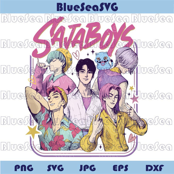 Saja Boys Png Svg Kpop Demon Hunters Png Saja Boys Svg Fan Gift