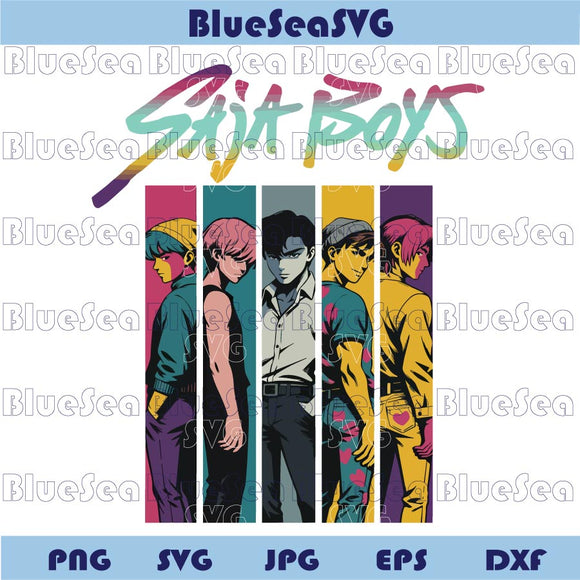 Saja Boys Svg Kpop Demon Hunters Png Huntrix Svg Saja Boys Png