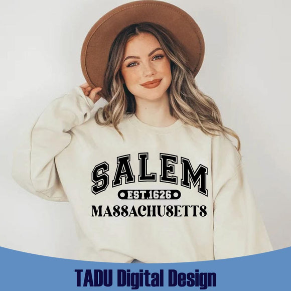 Salem Massachusetts Svg Varsity Halloween Svg Salem Png Witch Png