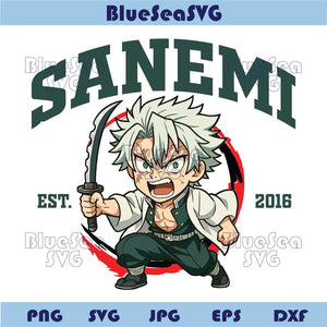 Sanemi Png Demon Slayer Svg Anime Lover Png Infinity Castle Svg