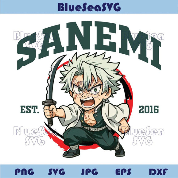 Sanemi Png Demon Slayer Svg Anime Lover Png Infinity Castle Svg