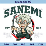 Sanemi Png Demon Slayer Svg Anime Lover Png Infinity Castle Svg