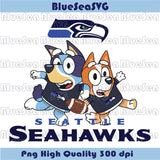 Seattle Seahawks Bluey Bingo Png Football Bluey Seahawks Png
